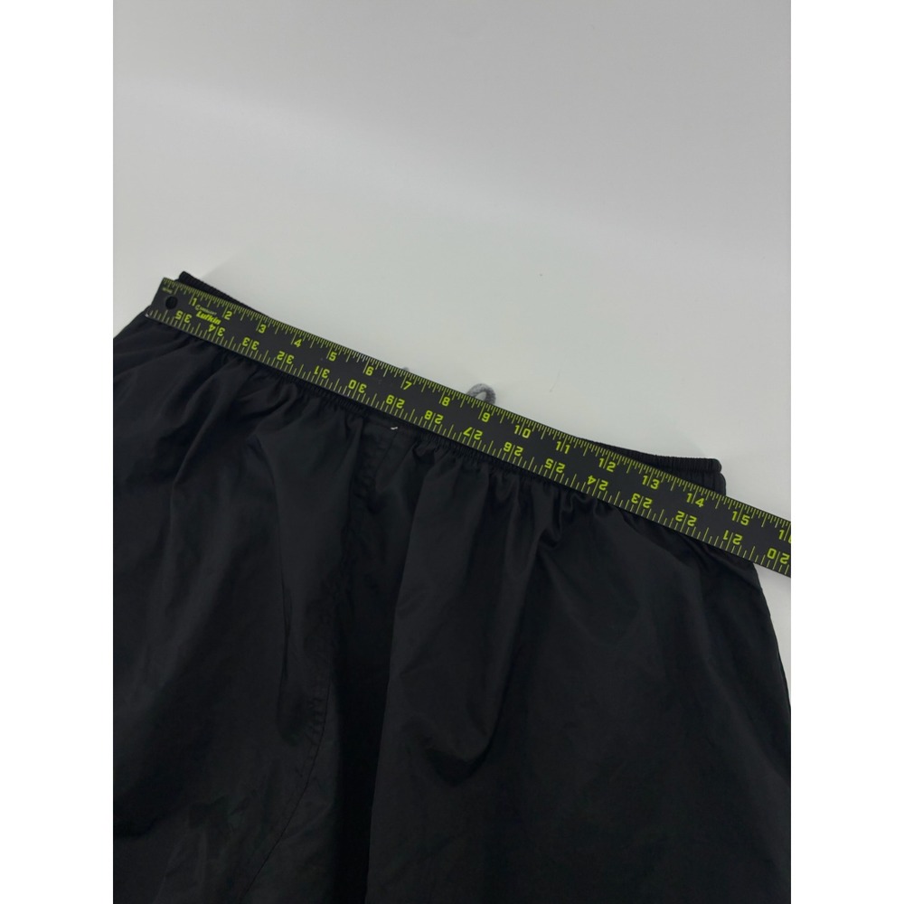 VNT 90's Nike Windbreaker Track Pants Black‎ XL Nylon Joggers Zipper Ankle - Picture 7 of 7